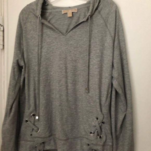 COPY - MK side-tie hoody NWOT - Picture 2 of 6